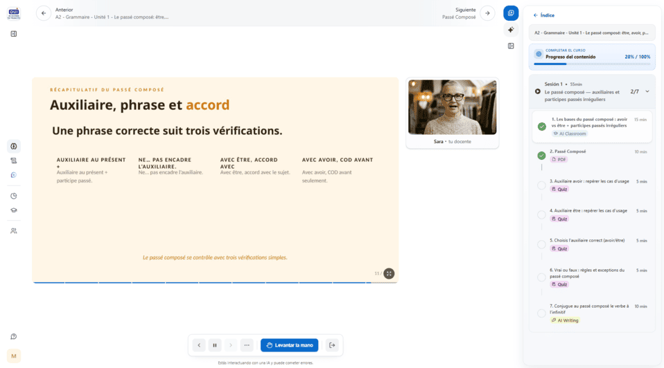 Aprende Francés con Inteligencia Artificial