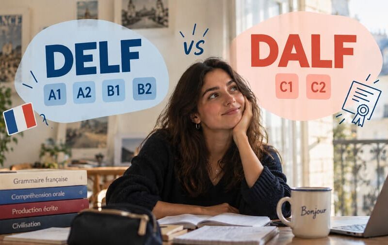 diferencias entre el delf y el dalf de francés