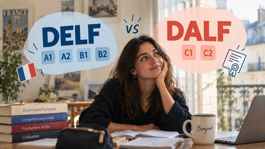 diferencias entre el delf y el dalf de francés